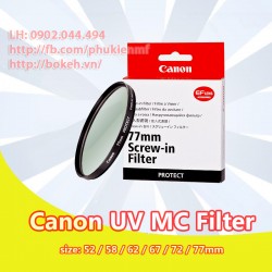 Filter Canon MC UV phi 52mm