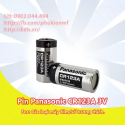 Pin Panasonic CR123A Industrial Lithium 3V 
