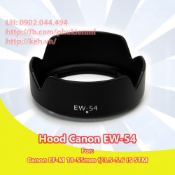 Hood EW-54 for Canon EF-M 18-55mm f/3.5-5.6 IS STM