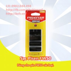 Sạc Pisen FW50 for Sony Nex 3 NEX 5 Nex 6 NEX 7 A7 A6000 A5000 A7r A7 II