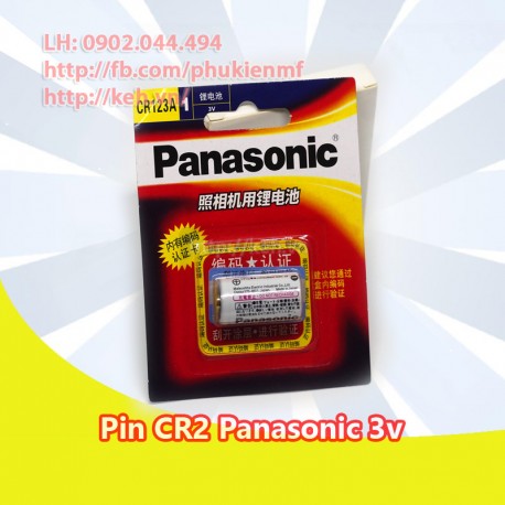 Pin Panasonic CR123A Lithium 3V loại thường
