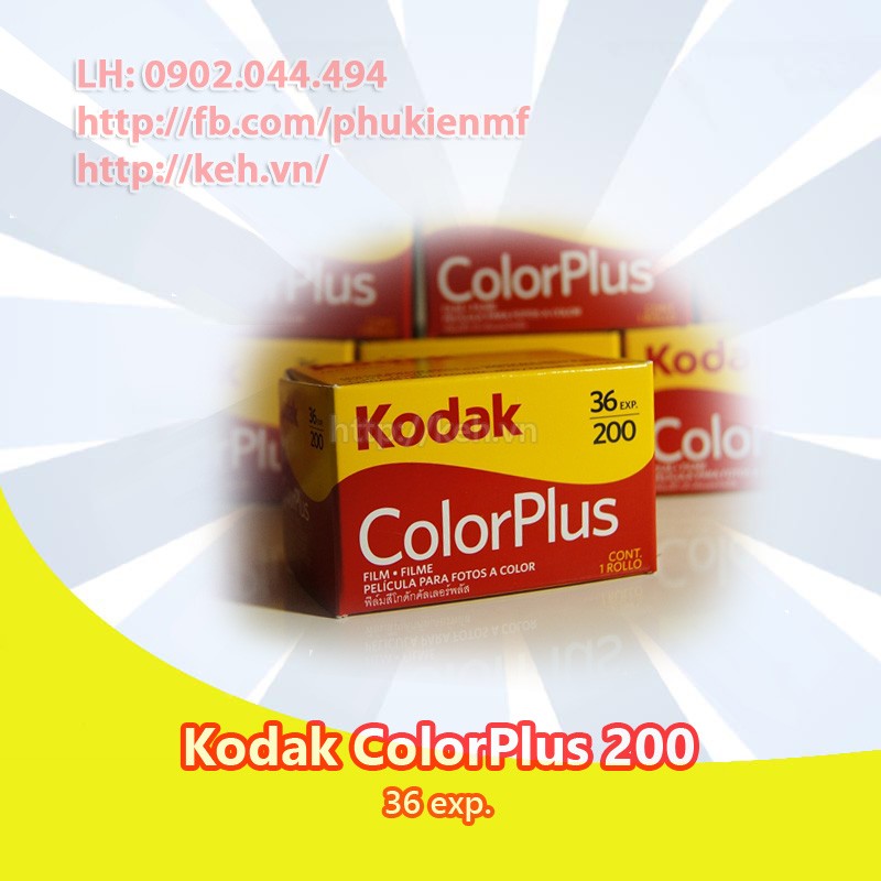 Film Kodak Colorplus 200 36exp (INDATE) Phụ kiện nhiếp ảnh BOKEH