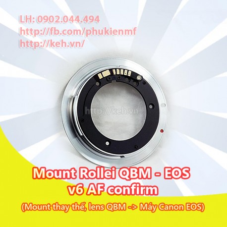 Mount Rollei QBM-EOS v6 AF confirm (loại thay thế)