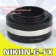 Nikon F/AI/AIS/AIG - Fujifilm X (AIG-FX)