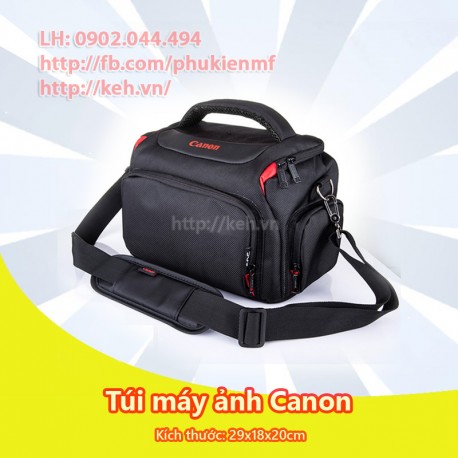 Túi máy ảnh Canon 2018 dày, chống sốc, chống nước (size to)