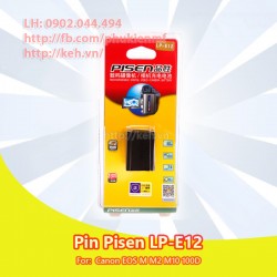 Pin Pisen LP-E12 7.2V 850mah for Canon EOS M M1 M10