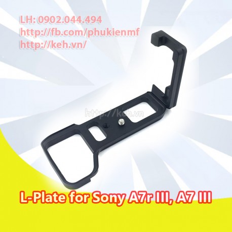 L-Plate Bracket Hand Grip for Sony A7 iii / A7R III
