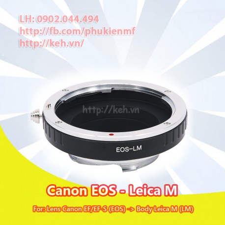 Mount Canon EF/EF-S - Leica M ( EOS-LM, EF-LM)
