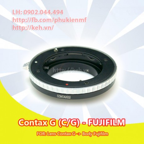 Mount Contax G - Fujifilm X ( CG-FX, C/G-FX )