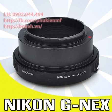 Nikon F/AI/AIS/AIG - Sony E Mount (AIG-NEX)